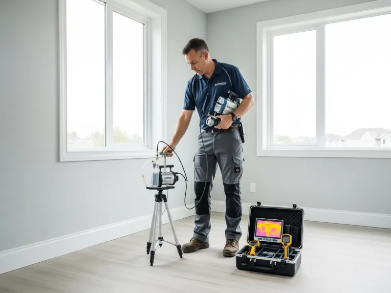 Post-remediation clearance testing verification in renovated room